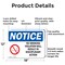 Signmission No Smoking Violation Disciplinary Action OSHA Notice Sign, Aluminum, 18in W x 12in L, 2PK OS-2PACK-NS-A-1218-L-16190 - alternate 8